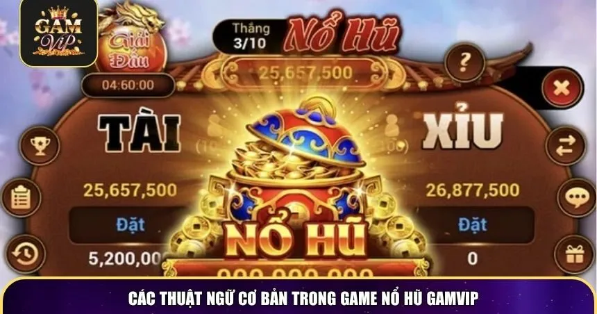 Các thuật ngữ cơ bản trong game nổ hũ Gamvip